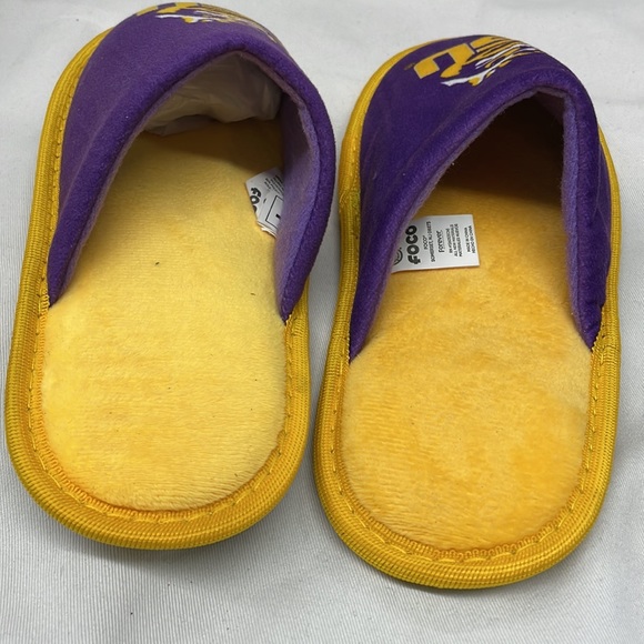 NEW!!! Lsu university slide in house shoes kids sz L - Picture 5 of 6